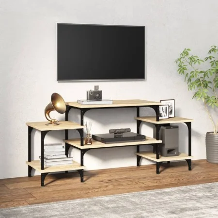 TV-Schrank aus Sonoma-Eichensperrholz, 117 x 35 x 52 cm von vidaXL, TV-Möbel - Ref: Foro24-826316, Preis: 52,67 €, Rabatt: %