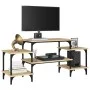 TV-Schrank aus Sonoma-Eichensperrholz, 117 x 35 x 52 cm von vidaXL, TV-Möbel - Ref: Foro24-826316, Preis: 52,67 €, Rabatt: %