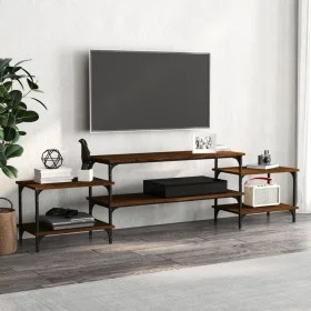 TV-Schrank aus braunem Eichensperrholz, 197 x 35 x 52 cm von vidaXL, TV-Möbel - Ref: Foro24-826329, Preis: 51,95 €, Rabatt: %