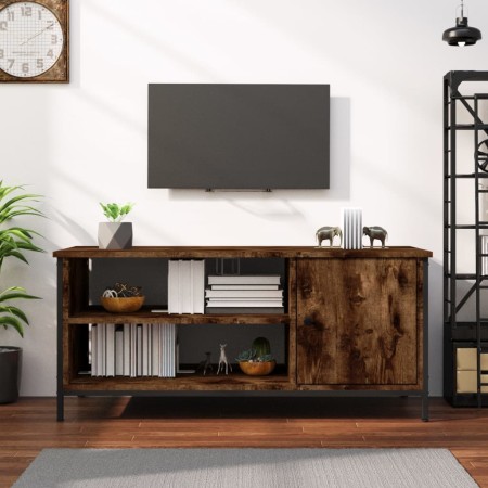 TV-Schrank aus geräuchertem Eichensperrholz, 100 x 40 x 45 cm von vidaXL, TV-Möbel - Ref: Foro24-826302, Preis: 64,28 €, Raba...