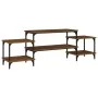 TV stand made of brown oak plywood 157x35x52 cm by vidaXL, TV Furniture - Ref: Foro24-826324, Price: 55,30 €, Discount: %