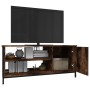 Mueble de TV madera contrachapada roble ahumado 100x40x45 cm de vidaXL, Muebles TV - Ref: Foro24-826302, Precio: 64,19 €, Des...