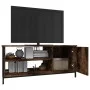 Smoked oak plywood TV cabinet 100x40x45 cm by vidaXL, TV Furniture - Ref: Foro24-826302, Price: 63,17 €, Discount: %