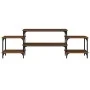 TV stand made of brown oak plywood 157x35x52 cm by vidaXL, TV Furniture - Ref: Foro24-826324, Price: 55,30 €, Discount: %