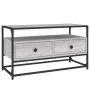 TV stand made of gray Sonoma plywood, measuring 80x35x45 cm. by vidaXL, TV Furniture - Ref: Foro24-826313, Price: 62,88 €, Di...