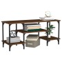 Mueble de TV madera contrachapada marrón roble 102x35x45,5 cm de vidaXL, Muebles TV - Ref: Foro24-826334, Precio: 50,88 €