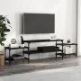 Mueble para TV madera contrachapada negro 197x35x52 cm de vidaXL, Muebles TV - Ref: Foro24-826325, Precio: 72,36 €, Descuento: %