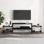 Mueble para TV madera contrachapada negro 197x35x52 cm de vidaXL, Muebles TV - Ref: Foro24-826325, Precio: 72,36 €, Descuento: %