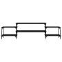 Mueble para TV madera contrachapada negro 197x35x52 cm de vidaXL, Muebles TV - Ref: Foro24-826325, Precio: 72,36 €, Descuento: %