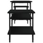 Mueble para TV madera contrachapada negro 197x35x52 cm de vidaXL, Muebles TV - Ref: Foro24-826325, Precio: 73,22 €, Descuento: %