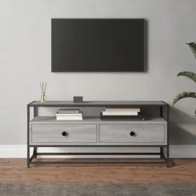 Mueble de TV madera contrachapada gris Sonoma 100x35x45 cm de vidaXL, Muebles TV - Ref: Foro24-826308, Precio: 66,97 €, Descu...