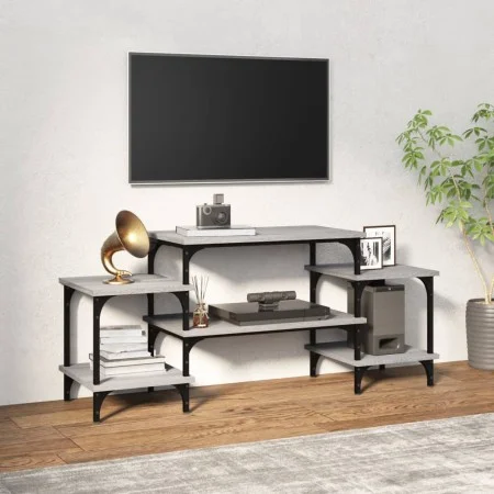 Mueble para TV madera contrachapada gris Sonoma 117x35x52 cm de vidaXL, Muebles TV - Ref: Foro24-826318, Precio: 40,39 €, Des...