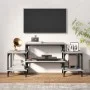 TV stand made of gray Sonoma plywood 117x35x52 cm by vidaXL, TV Furniture - Ref: Foro24-826318, Price: 40,39 €, Discount: %