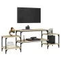 Mueble para TV madera contrachapada roble Sonoma 157x35x52 cm de vidaXL, Muebles TV - Ref: Foro24-826321, Precio: 46,63 €, De...