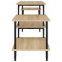 Mueble para TV madera contrachapada roble Sonoma 157x35x52 cm de vidaXL, Muebles TV - Ref: Foro24-826321, Precio: 47,00 €, De...