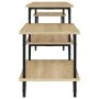 Mueble para TV madera contrachapada roble Sonoma 157x35x52 cm de vidaXL, Muebles TV - Ref: Foro24-826321, Precio: 46,63 €, De...