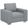 Juego de Sofá con cojín 3 pcs Gris 219 x 77 x 82 cm tela
