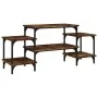 Mueble para TV madera contrachapada roble ahumado 117x35x52 cm de vidaXL, Muebles TV - Ref: Foro24-826317, Precio: 52,67 €, D...