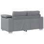Juego de Sofá con cojín 3 pcs Gris 219 x 77 x 82 cm tela
