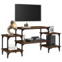 TV-Schrank aus geräuchertem Eichensperrholz, 117 x 35 x 52 cm von vidaXL, TV-Möbel - Ref: Foro24-826317, Preis: 53,35 €, Raba...