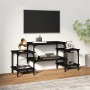 Schwarzer TV-Schrank aus Sperrholz, 117 x 35 x 52 cm von vidaXL, TV-Möbel - Ref: Foro24-826315, Preis: 40,74 €, Rabatt: %