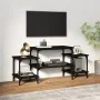 Schwarzer TV-Schrank aus Sperrholz, 117 x 35 x 52 cm von vidaXL, TV-Möbel - Ref: Foro24-826315, Preis: 40,39 €, Rabatt: %