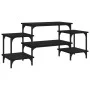 Schwarzer TV-Schrank aus Sperrholz, 117 x 35 x 52 cm von vidaXL, TV-Möbel - Ref: Foro24-826315, Preis: 40,39 €, Rabatt: %