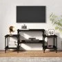 Schwarzer TV-Schrank aus Sperrholz, 117 x 35 x 52 cm von vidaXL, TV-Möbel - Ref: Foro24-826315, Preis: 40,39 €, Rabatt: %