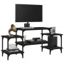 Schwarzer TV-Schrank aus Sperrholz, 117 x 35 x 52 cm von vidaXL, TV-Möbel - Ref: Foro24-826315, Preis: 40,39 €, Rabatt: %