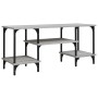 Mueble de TV madera contrachapada gris Sonoma 102x35x45,5 cm de vidaXL, Muebles TV - Ref: Foro24-826333, Precio: 45,40 €, Des...