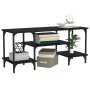 Mueble de TV madera contrachapada negro 102x35x45,5 cm de vidaXL, Muebles TV - Ref: Foro24-826330, Precio: 45,31 €, Descuento: %