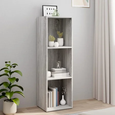 Gray Sonoma plywood TV stand/shelf 36x30x114 cm by vidaXL, Bookcases and shelves - Ref: Foro24-826656, Price: 47,31 €, Discou...