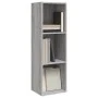 Gray Sonoma plywood TV stand/shelf 36x30x114 cm by vidaXL, Bookcases and shelves - Ref: Foro24-826656, Price: 47,31 €, Discou...