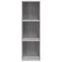 Gray Sonoma plywood TV stand/shelf 36x30x114 cm by vidaXL, Bookcases and shelves - Ref: Foro24-826656, Price: 47,31 €, Discou...