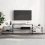 Sonoma gray plywood TV cabinet 197x35x52 cm by vidaXL, TV Furniture - Ref: Foro24-826328, Price: 59,10 €, Discount: %