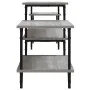 Sonoma gray plywood TV cabinet 197x35x52 cm by vidaXL, TV Furniture - Ref: Foro24-826328, Price: 59,10 €, Discount: %