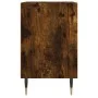 Mesitas de noche 2 uds madera ingeniería roble humo 40x30x50 cm de vidaXL, Mesitas de noche - Ref: Foro24-826775, Precio: 53,...