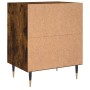 Nachttische, 2 Stück, Holzwerkstoff, Raucheiche, 40 x 30 x 50 cm von vidaXL, Nachttische - Ref: Foro24-826775, Preis: 54,14 €...