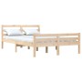 Solid wood bed frame 120x190 cm by vidaXL, Beds and slatted bases - Ref: Foro24-814789, Price: 91,89 €, Discount: %