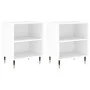 Nightstands 2 pcs engineered wood white 40x30x50 cm by vidaXL, Nightstands - Ref: Foro24-826765, Price: 40,95 €, Discount: %
