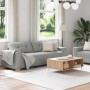Juego de Sofá con cojín 2 pcs Gris 221 x 78 x 80 cm Tela