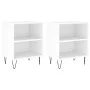 Nightstands 2 pcs engineered wood white 40x30x50 cm by vidaXL, Nightstands - Ref: Foro24-826781, Price: 46,50 €, Discount: %