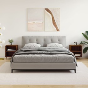 Mesita de noche 2 uds madera ingeniería roble marrón 40x30x50cm de vidaXL, Mesitas de noche - Ref: Foro24-826779, Precio: 44,...