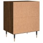 Mesita de noche 2 uds madera ingeniería roble marrón 40x30x50cm de vidaXL, Mesitas de noche - Ref: Foro24-826779, Precio: 44,...