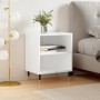 Glossy white engineered wood bedside table 40x30x50 cm by vidaXL, Nightstands - Ref: Foro24-826768, Price: 35,95 €, Discount: %