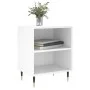 Glossy white engineered wood bedside table 40x30x50 cm by vidaXL, Nightstands - Ref: Foro24-826768, Price: 35,51 €, Discount: %