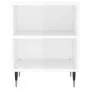 Glossy white engineered wood bedside table 40x30x50 cm by vidaXL, Nightstands - Ref: Foro24-826768, Price: 35,51 €, Discount: %