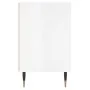 Glossy white engineered wood bedside table 40x30x50 cm by vidaXL, Nightstands - Ref: Foro24-826768, Price: 35,51 €, Discount: %