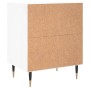 Glänzend weißer Nachttisch aus Holzwerkstoff, 40 x 30 x 50 cm von vidaXL, Nachttische - Ref: Foro24-826768, Preis: 35,95 €, R...