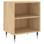 Mesitas noche 2 uds madera ingeniería roble Sonoma 40x30x50 cm de vidaXL, Mesitas de noche - Ref: Foro24-826771, Precio: 52,3...